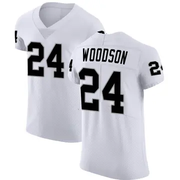 Men's Las Vegas Raiders Charles Woodson Mitchell & Ness White 2002