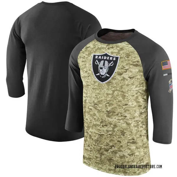 Nate Hobbs Las Vegas Raiders Youth Legend Olive Salute to Service Sideline  Long Sleeve T-Shirt