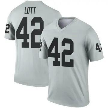 Men's Nike Ronnie Lott Black Las Vegas Raiders Game Retired Player Jersey