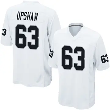 Gene Upshaw Jersey White Oakland B/SL M-5XL Custom Sewn Stitch