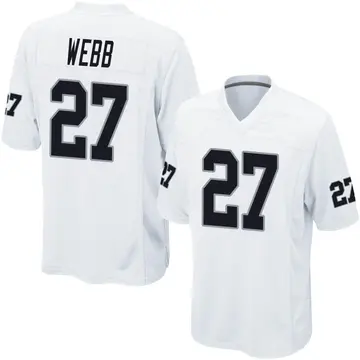 Sam Webb Las Vegas Raiders Youth Legend White Color Rush T-Shirt